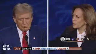 Kamala Harris almost misses the QuickTime Event
