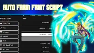 SCRIPT FOR FARM MASTERY FRUIT IN BLOX FRUITS MOBILE AND PC