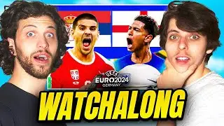 SERBIA 0-1 ENGLAND EURO 2024 WATCHALONG!!