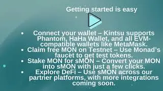 Kintsu Testnet is LIVE on Monad – Your Gateway to Liquid Staking