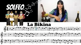 CLASE DE SOLFEO 5 PARTE 2 | LA BIKINA | LEER PARTITURAS | MARCELA 🎵