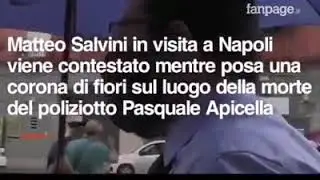 Salvini a Napoli contestato dai cittadini
