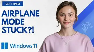 Fix Airplane Mode Won’t Turn Off on Windows 11 | Step by Step (Beginner Tutorial)