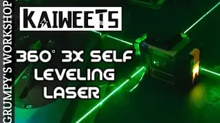 Kaiweets 360° Self Leveling 3 Way Laser Level