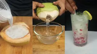 Best Summer Drink, Coconut Juice and Coconut Mojito | Coconut Drinks