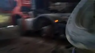 Выпрямляем рулевую тягу камазом
