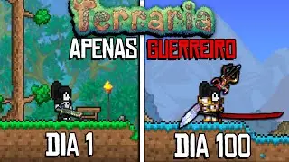 PASSEI 100 DIAS NO TERRARIA APENAS DE MELEE (CALAMITY)