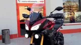 Yamaha MT-09 Tracer original LED fog lamp. Halogeny. Stelaż