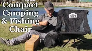 No More Setting On The Ground | Portable Folding Camping Swivel Chair