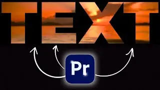 How to Place a Video Inside Text in Premiere Pro