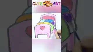bed drawing 