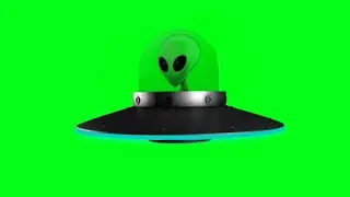 Green Screen [1080p] - UFO ET ALIEN EXTRA TERRESTRIAL FOREIGNER PIRING TERBANG FLYING OBJECT