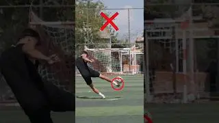 How to backspinn pass ✅ #footballbasics #football #shorts