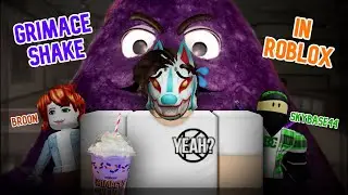 Drinking The Grimace Shake In Roblox Grimace Story w/ Broon & Skybase44