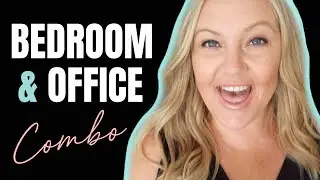 Light & Clean Bedroom Office TOUR | Bedroom Office COMBO
