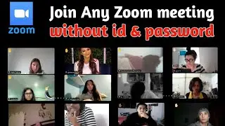How To Join Zoom Meeting Without Id And Password | Zoom Meeting Without Password Join Kaise Kare