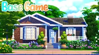 Classic BASE GAME Starter Home 🌳 || The Sims 4 Speed Build (No CC)