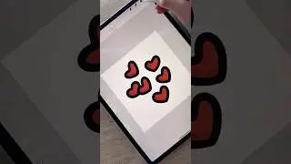 How to draw cute peppermint heart candies🥹♥️ #art #draw #drawing #digitalart #drawingtutorial