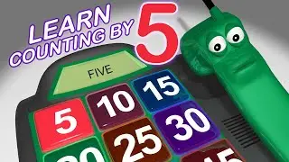 Count by 5's - Animated Phone Teaches Counting by Fives