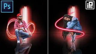 How to create Neon Light Effect image editing in Photoshop CC 2019. iLLPHOCORPHICS