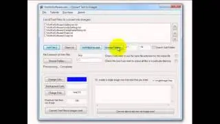 How to Convert text to image or multiple text files into graphics and images