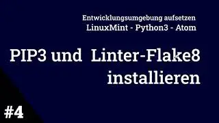 Teil 4: PIP3 installieren und linter-flake8