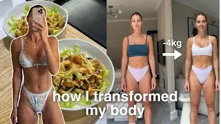 HOW I CHANGED MY BODY IN 6 MONTHS | what I ate in day, weight training and running