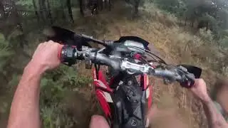 Aprilia rxv 450 2007  Forest trial  ride