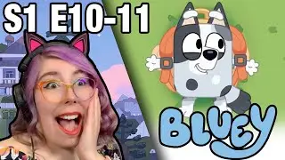 HOTEL AND BIKES!!! - Bluey Season 1 Episodes 10-11 REACTION - Zamber Reacts