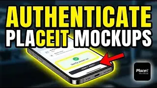 How to authenticate mockups in Placeit by verifying assets - Quick Tutorial