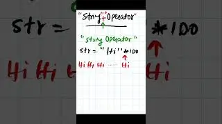 Python - 051 : String Operators in Python #python #pythonprogramming #pythontutorial