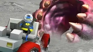 MOON RACE WITH A GIANT SANDWORM - Amazing Frog - Part 151 | Pungence