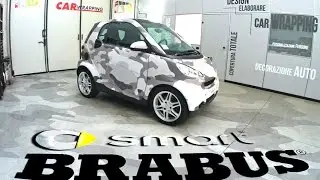 CAR WRAPPING - SMART BRABUS Grey Camo