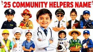 25 Community Helpers Names in English & Hindi - Kids Bilingual Learn Community Helpers 8K photos 