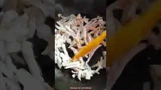 Как приготовить крахмальную лапшу по-китайски со свининой дома? | Рецепты китайской кухни 