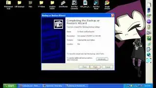 Windows XP:(Back Up your files)