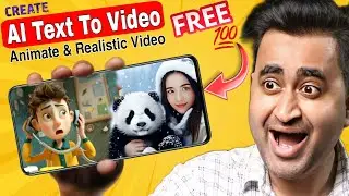 AI Cartoon Video kaise Banaye - 100% FREE Text To Video | AI Animation Video Kaise Banaye