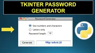 | Tkinter Random password generator using python | | AK |