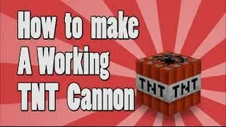 Minecraft How To: Make a TNT Cannon 1.8
