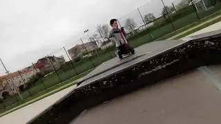 Kuba and Kowal ride on Skatepark Góra