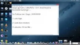 how to create a bootable usb for ubuntu 13.4 (URDU) by razzi khan