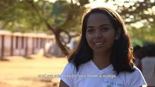 Let Us Learn Analanjirofo - Young leaders met the beneficiaries