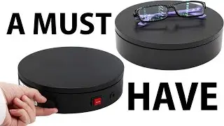 ComXim 360 Degree Black Photography Turntable