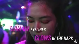THIS EYELINER GLOWS IN THE DARK