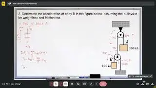 Dynamic Equilibrium in Translation: Analysis as a Rigid Body