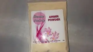 BALTIC AMBER POWDER - Natural Skin Care - Aromatherapy - Massage
