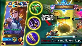 MIYA GAMEPLAY | MIYA BUILD AND EMBLEM 2023 | MIYA BEST BUILD 2023 - MOBILE LEGENDS