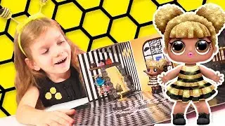 СТИЛЬНЫЙ ИНТЕРЬЕР КОРОЛЕВЫ ПЧЕЛКИ! КВИН БИ Куклы Лол Сюрприз! LOL QUEEN BEE
