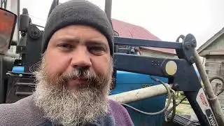 Готовлю МТЗ 82 к посевной. Поломка куна "Большая Земля"😢😢😢