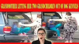 **SHOCKING FOOTAGE** Grandmother letting her two grandchildren out of DOG KENNELS in Memphis!